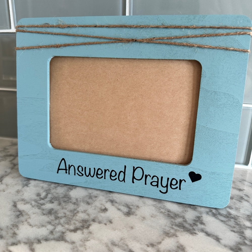 Answered Prayer Photo Frame - Picture 2 of 4